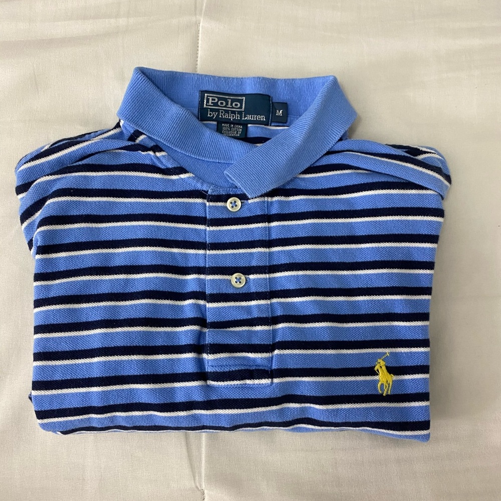 Polo Ralph Lauren Blue Stripped Polo
